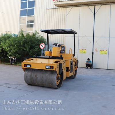 杰工 临沂小型座驾式压路机 轮宽双钢轮驾驶坐驾振动压路机 振动压实机