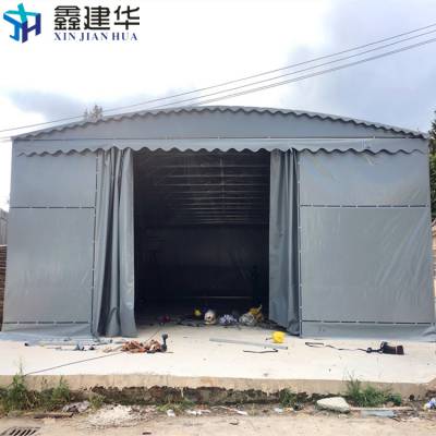 上海青浦 帆布遮阳蓬 电动移动棚价格 雨棚尺寸定做