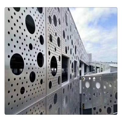 铝合金多孔板装饰喷塑折弯幕墙铝冲孔板外墙装饰穿孔板