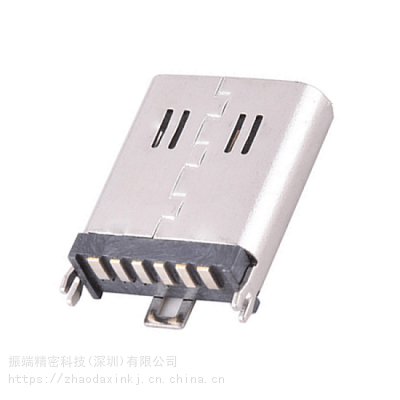 销售北京type-c母座四脚插板前插后贴h6.8 USB3.1 品质***