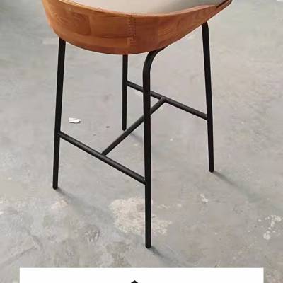 宁波星巴克吧椅 星巴克铁艺吧桌椅 星巴克实木桌椅订做 韩尔美式品牌