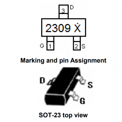 NCE2309 SOT-23 ½NCE Pǿ͹MOSFET