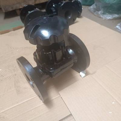 酸碱英标隔膜阀 EG46J-10C DN200 铸钢内全衬胶直通式英标隔膜阀 EG46J