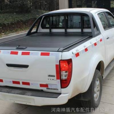 江铃域虎皮卡卷帘后盖品牌基地皮卡车厢后盖防雨棚皮卡专用