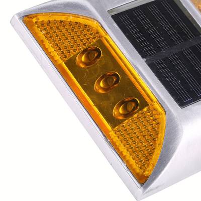 太阳能道钉灯铸铝道钉led公里诱导警示灯突起路标