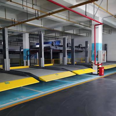 阜 阳回收机械立体车库 H钢结构 二层简易升降类停车设备