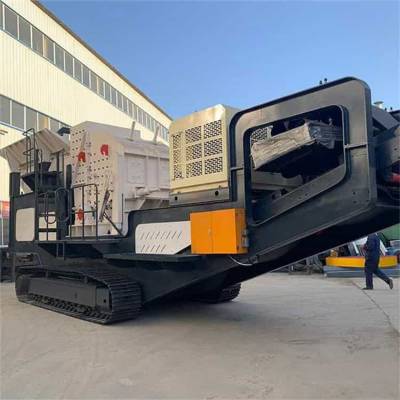 花岗岩移动破碎车 陕西西安周至颚式破碎机 高效移动式制砂车