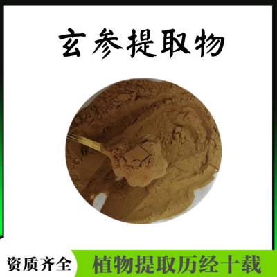 玄参提取物 生产量大 支持拿样 棕黄精细粉末 当天发货