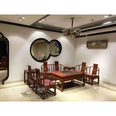 红木家具有点缅甸花梨大果紫檀简约沙发