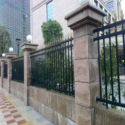 【防盗护栏】小区尖头栅栏 河道警示栏杆 惠州防撞安全护栏
