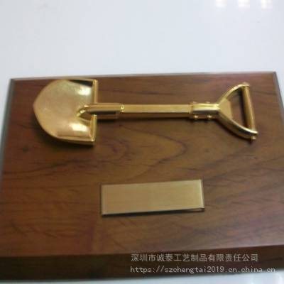 镀金铲子开瓶器，金属开信刀，合金礼品生产