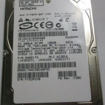 Hitachi HEJ421010G9SA00 100GB 4260PRM 2.5SATAӲ