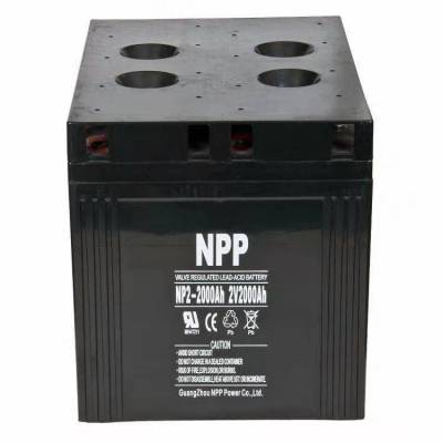 耐普NP2-2000AH/铅酸免维护蓄电池太阳能电脑系统门禁监控消防医疗