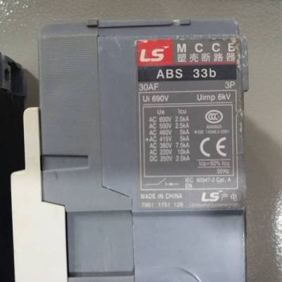 ԭװ LG(LS)ܿǶ· ABS63B 3P 60A MCCB MEC380Vտ