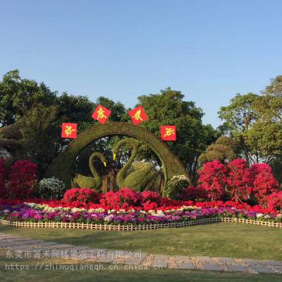 植物绿雕为城市带来丝丝生机