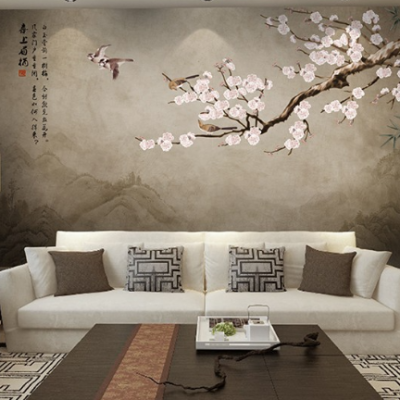 成都背胶墙画 来电咨询 成都居然天洋家居供应