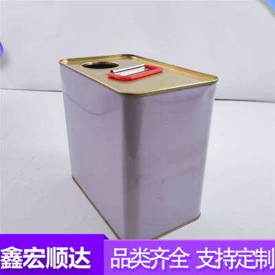 油漆包装桶金属桶方形桶 4L铁桶工业化工桶涂料桶油漆桶机油桶