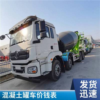 湛江东风8方水泥搅拌车报价
