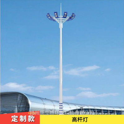 LED高杆灯 可配升降系统 15米18米钢质杆件 可选高压钠灯光源