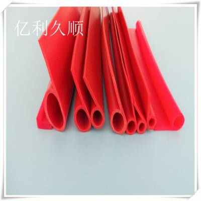 亿利久顺硅胶密实密封条 耐高温硅胶条 硅橡胶条厂家