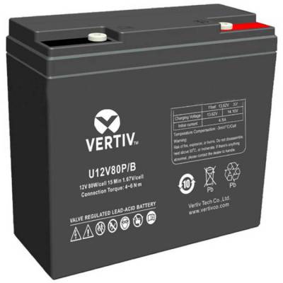 VERTIV维谛蓄电池U12V360P/B 性能用途12V100AH直流屏UPS电源配套