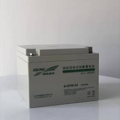 科华6-GFM-24铅酸免维护12V24AH UPS电源直流屏机房主机专用蓄电池