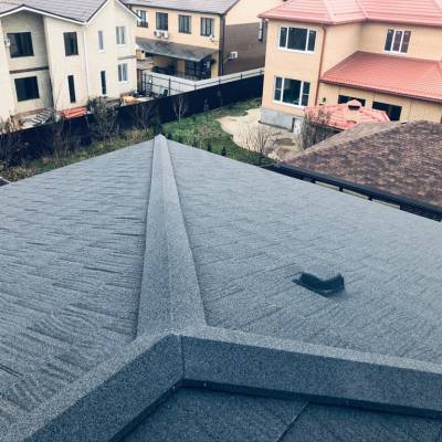 哈尔滨平房彩石金属瓦平改坡用瓦镀铝锌屋面板哈尔滨平房彩石金属瓦