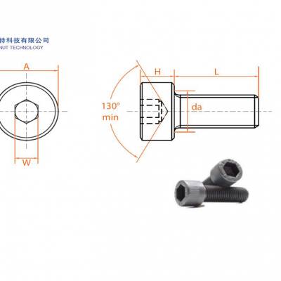 Unbrako内六角螺钉(socket head cap screws)M1.6规格