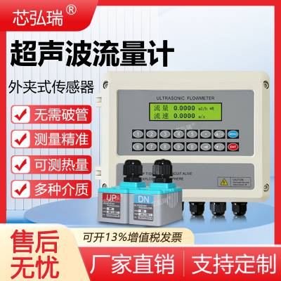 TS-92F-S/L/M外夹式超声波流量计分体式壁挂流量计液体管道流量计