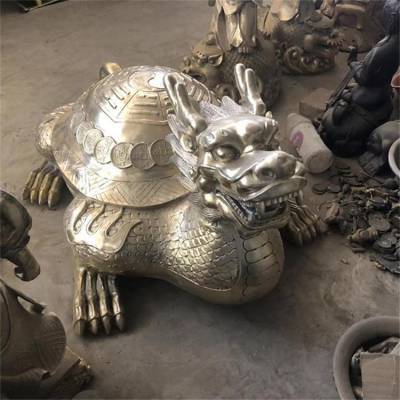 铸铜龙龟雕塑 古代四大神兽雕像铜雕定制加工厂