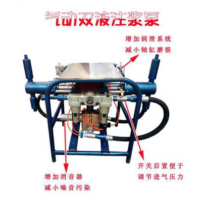 2ZBQ-9/3煤矿用气动注浆泵 九立方注浆泵厂家山能制造