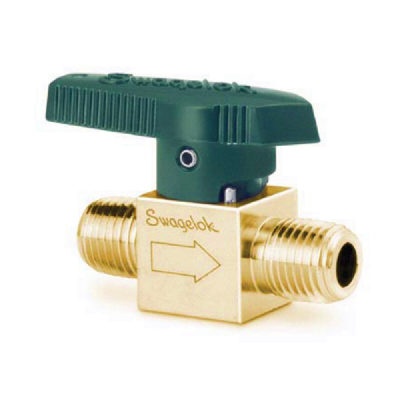 世伟洛克, 1/4 in.不锈钢仪表旋塞阀 NPT 外螺纹 B-4P4V2-SC11（下游排放口）