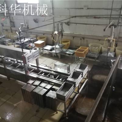 商丘不锈钢豆腐机生产线 全自动豆腐机直销价格 豆制品扶贫厂