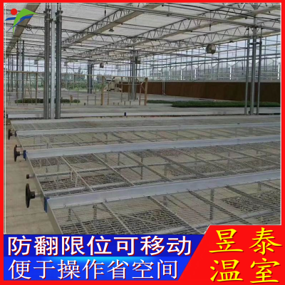花卉蔬菜育苗床镀锌床网铝合金边框昱泰温室大棚材料YTWSMC1661