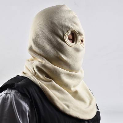 消防头罩芳纶双层森林阻燃防火头套防火防护全脸面罩隔热头罩厂家