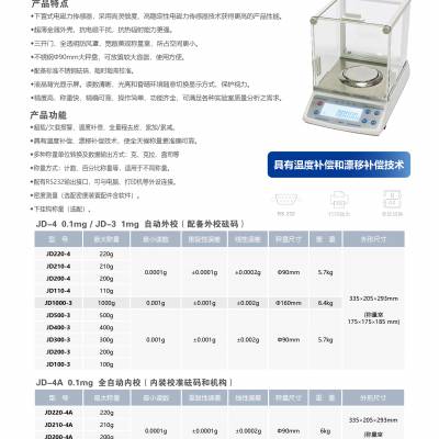 沈阳龙腾天平万分之一龙腾电子天平JD100-4 JD110-4 JD200-4 JD210-4 JD220-4龙腾万分之一分析天平0.0001g