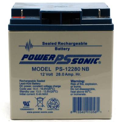 フランスPowerSonic蓄電池PS-12750 U 12 V 75.0 AH機械室UPS/EPSセット使用