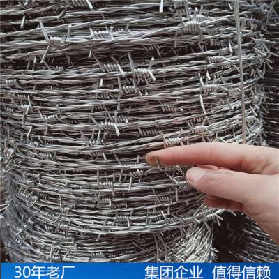 单丝拧边刺绳网 热镀锌防爬网定做 铁蒺藜围挡网厂