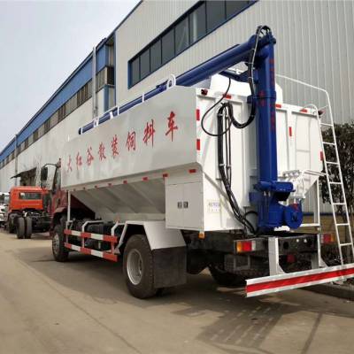东风天锦饲料运输车，20方，装卸各种类型饲料，厂家直销