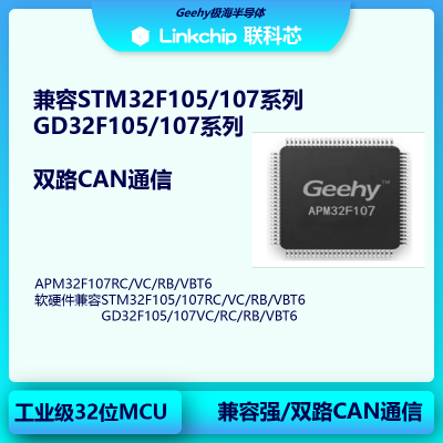 STM32F105/107RCT6替代料极海APM32F107RCT6软硬件兼容