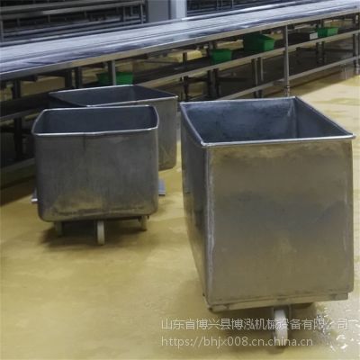 200L不锈钢桶车 肉料车 鸡鸭鹅肉类物料周转车哪家好