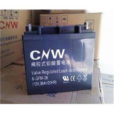 CNW储霸蓄电池12V38AH 6-GFM-38 厂商报价