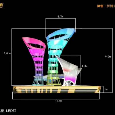 精品大型的建筑铜雕制造商 庭院景观瓶子雕塑提供 生产商商场素材