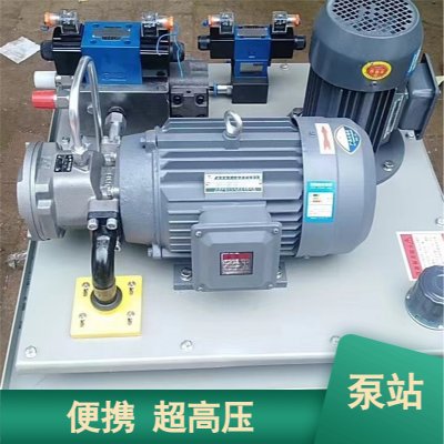 定制小型电动液压泵站 动力单元高压电动小型泵站