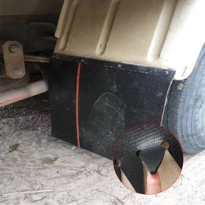 自卸车橡胶传送带胶皮 黑色加线65*90cm输送带挡泥皮 货车挡泥板