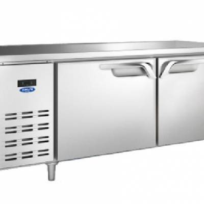 星星二门平台冷藏柜TZ400L2 格林斯达标准款1.8米两门直冷操作台冰箱