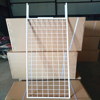 金属焊接超市铁货架奶茶挂架超市侧挂网铁丝展示架