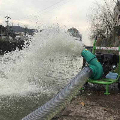 无动力水泵浇地图片