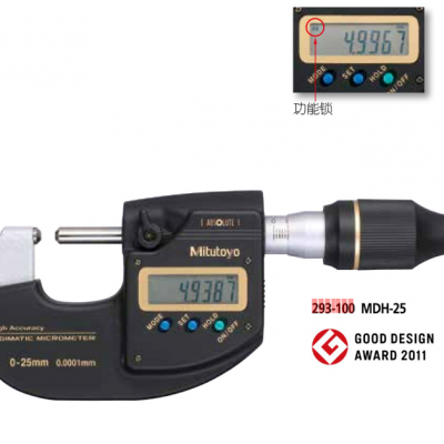 日本三丰万分尺MDH-25MB型号293-100-10