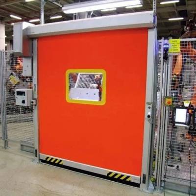 机器人工作站焊接防护安全快速卷帘门